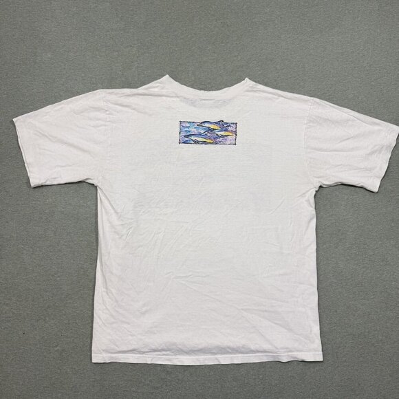 Vintage CrazyShirt Dolphin T-Shirt Large - Picture 5 of 7